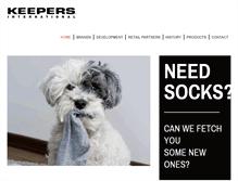 Tablet Screenshot of keepers.com